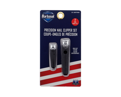 Precision Nail Clippers Set, 2pc - 2pk