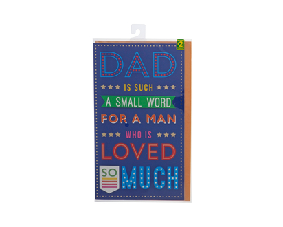 Assorted Father's Day Greeting Card - 7"x12"