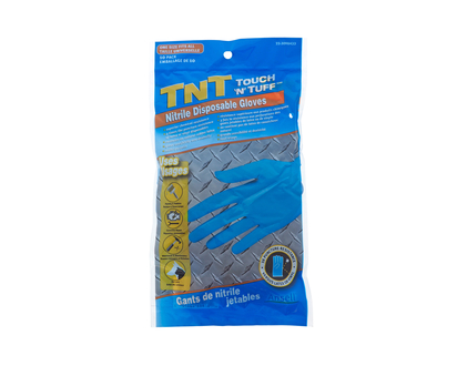 Nitrile Disposable Gloves, 10 Pack - 10pk/One Size Fits All