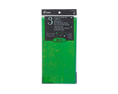 Cello Wrap Sheets, 3pc - 3ct