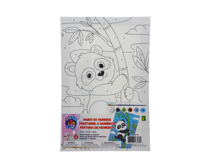 Kids Paint By Number Framed Canvas - 11-3/4"x7-3/4"