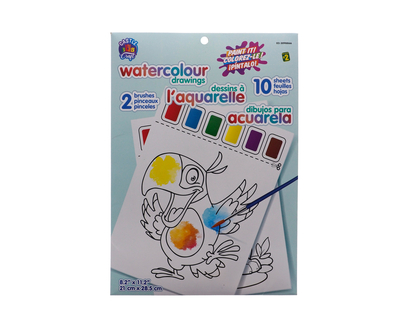 Paint Your Own Water Color Picture, 10pc - 10pcs