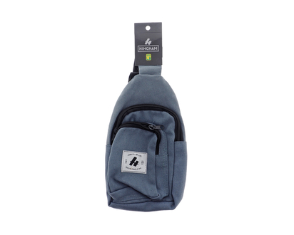 Shoulder Strap Bag With Pocket - 33cm