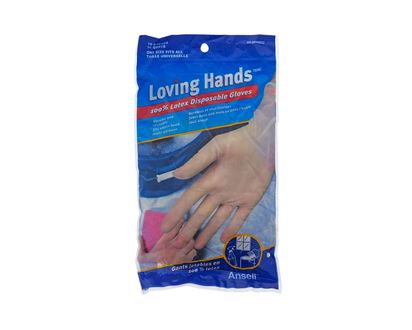 Disposable Latex Gloves, 10pc - 10pk/One Size Fits All