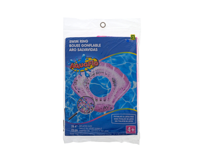 Confetti-filled Seashell Swim Ring - 73cm