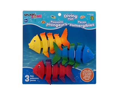 Colourful Fish Diving Toy, 3pc - 3 pk