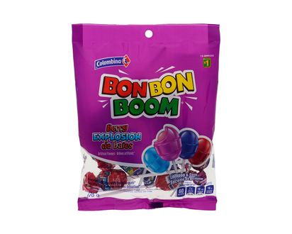 Bon Bon Boom Bubble Gum Pops - 170g