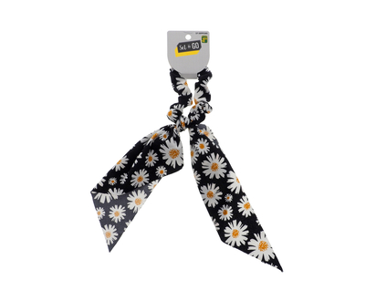Set To Go Scarf Bow Hair Scrunches - 13"