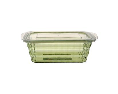 Diamond Plastic Container With Clear Lid - 857ML/ 29 OZ