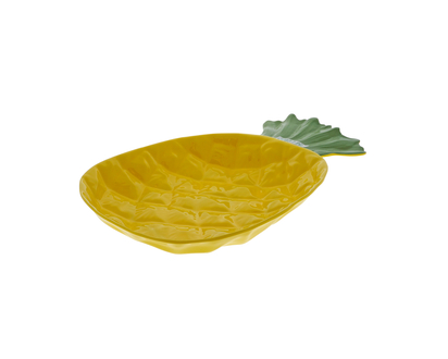 Pineapple Shape Mela-Ware Platter - 1.5L/ 50.7 OZ