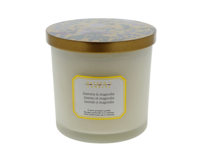 Scented Candle In Glass Jar W/ Metal Lid - 14 OZ