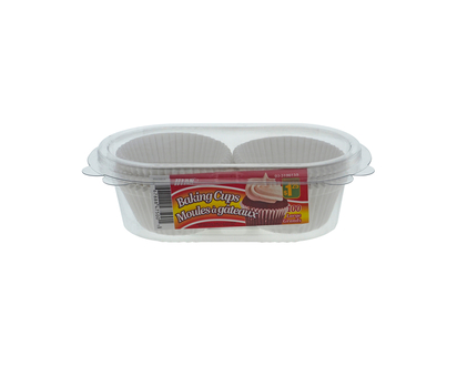 Large Baking Cups, 100pc - 7X5X3cm