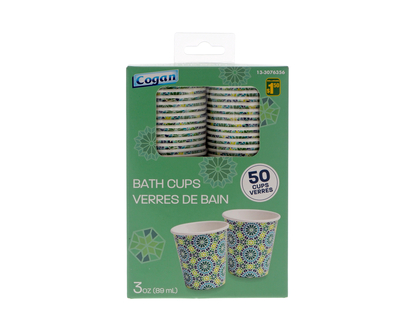 Paper Bathroom Cups, 50pc - 50pk/3oz