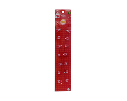 Light Up Canada Flag Necklace, Lights - 20g