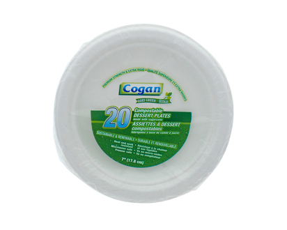 Cogan Round Plates 20pcs - 20pk/7"