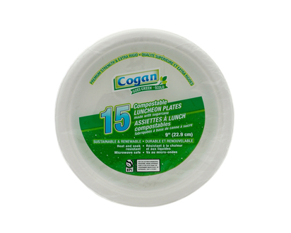 Cogan Round Plates 15pcs - 15pk/9"