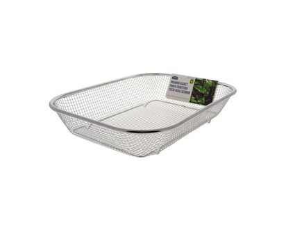 Metal Kitchen Draining Basket - 37.5x27.5x7.5CM