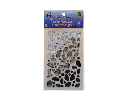 Gem Sticker Sheet Asst - 10cmx15.5cm