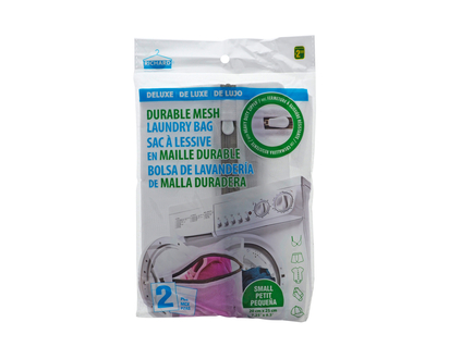 Small Mesh Laundry Bag, 2pc - Pqt de 2, 7 1/4po X 9 1/2po/20x25CM