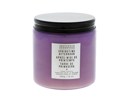 Scented Candle In Tinted Glass Jar - 12 OZ