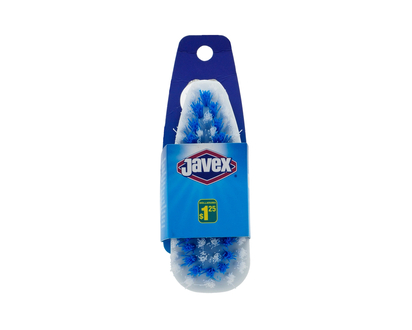Small Scrub Brush With Rubber Handle - 13CM X 4CM