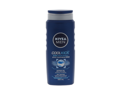 NIVEA Men Cool Kick Shower Gel 3 in 1 - 500mL