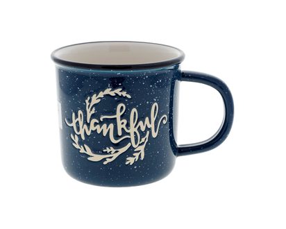 Thanksgiving-Enamel Stoneware Mug - 18OZ/ 532ML