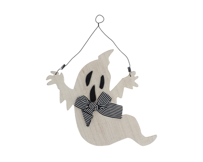 Halloween-Personnage en bois à pendre - Assorti