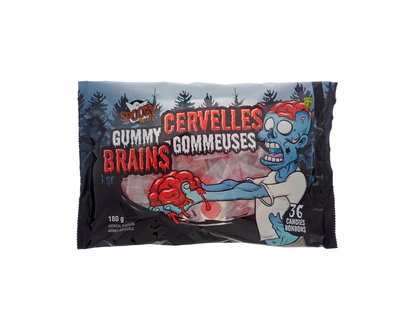 Halloween-Gummy Brain With Fake Blood - 5gx36pk