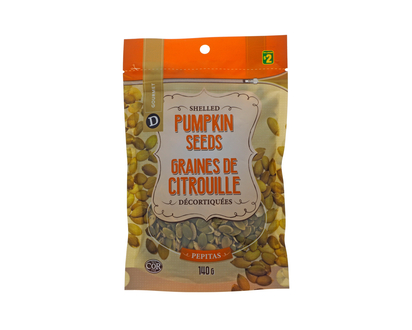 Shelled Pumpkin Seeds - 140g