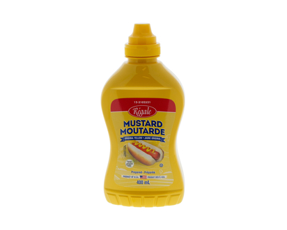 Bouteille de moutarde jaune - 400 g