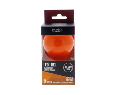 Halloween-Ampoule LED orange - 6w