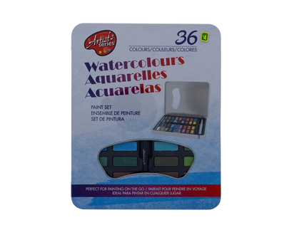 Artist Watercolor Paint Set, 36pc - 36pcs