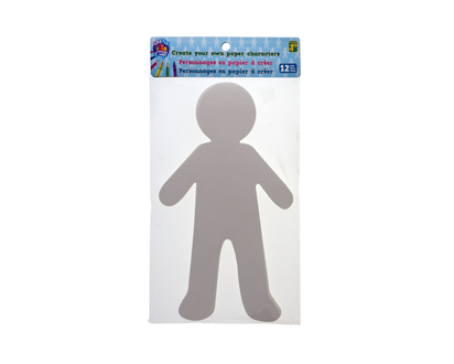 Craft Paper People Shaped Template, 12pc - 12pk