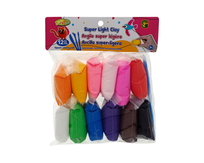 Clay Dough/snow Putty With Tools, 12pc - 12pk