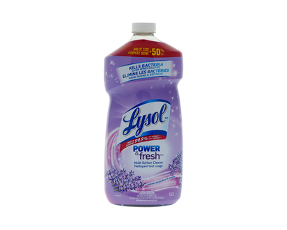 LYSOL Pour Multi-surface Cleaner-Lavende - 1.2 L