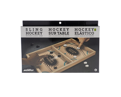 Sling Hockey Wooden Game, 11un - 11 pcs