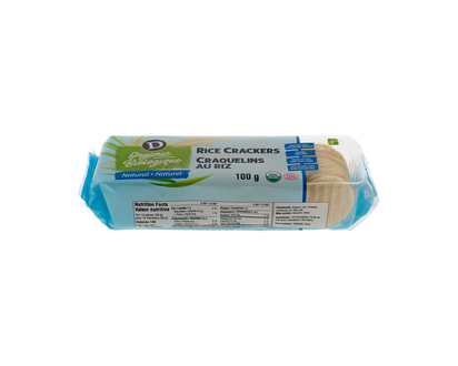 Organic Rice Crackers - Natural - 100g