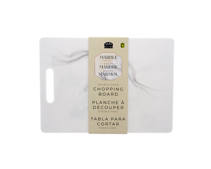Plastic Chopping Board W/Cut Out Handle - 34.3 CM X 24.1 CM X 0.7 CM