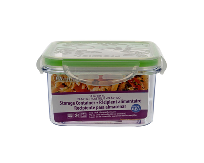 Food Container With Lid - 13 OZ (384ML) / 3 SHAPES