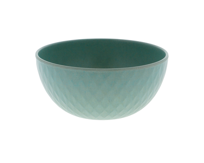 Embossed Bamboo Plastic Serving Bowl - 676 ML/22.8 OZ