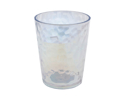 Iridescent Hammered DOF Plastic Tumbler - 13.5 OZ (400 ML)