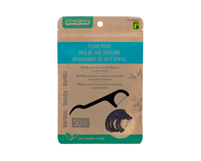 Adult Eco Floss Picks, 50PC - 50ct