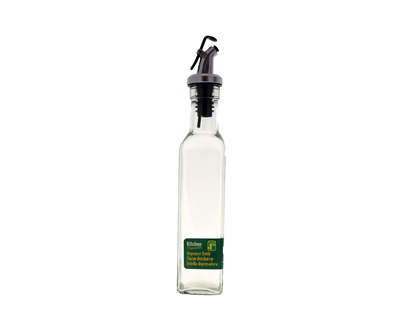 Square Oil & Vinegar Glass Dispenser - 250 ml