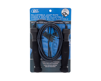 Adjustable Athletic Skipping Rope W/Foam - 9ft