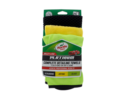 Complete Car Detailing Towels, 3pc - 3pk