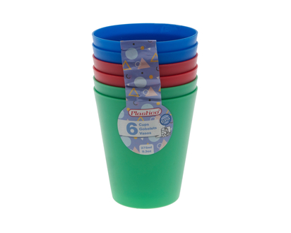 Children'S Plastic Tumblers, 6PC - 6 pk, 275 ml (9.3 OZ)