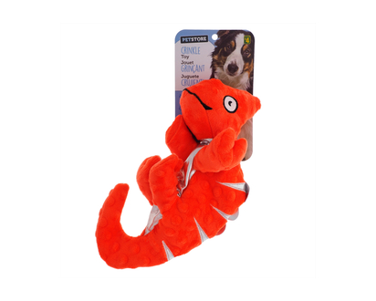 Crinkle Chameleon Dog Squeaky Toy - 30X10 CM