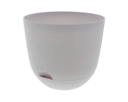 Pot de fleurs rond en plastique - 6 po X 6 po X 5.3 po