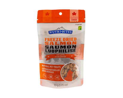 Nutribites Freeze Dried Salmon Treats - 30 g